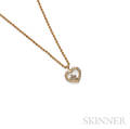 18kt Gold and Diamond Happy Diamonds Pendant Chopard