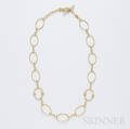 18kt Gold and Diamond Necklace Judith Ripka