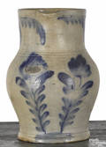 Pennsylvania Remmey type stoneware pitcher 19th c