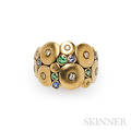 18kt Gold Gemset Orchard Ring Alex Sepkus