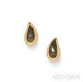 18kt Gold Teardrop Earpendants Elsa Peretti Tiffany amp Co