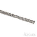 18kt White Gold and Diamond Bracelet