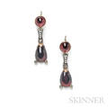 Antique Garnet Earpendants