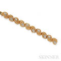 18kt Gold and Diamond Bracelet Cartier