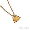 18kt Gold Pendant Carrera y Carrera