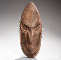 New Guinea Carved Wood Ancestral Mask