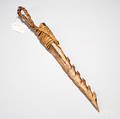 New Guinea Bone and Rattan Harpoon Head