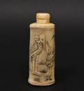 Carved Bone Snuff Bottle