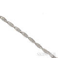 Art Deco Platinum and Diamond Bracelet