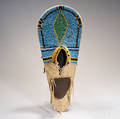Nez Perce Beaded Hide Model Cradle