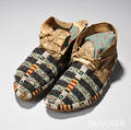Lakota Beaded Hide Moccasins