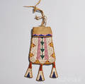 Ute Beaded Hide Pouch