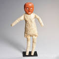 Eskimo Hide and Wood Doll