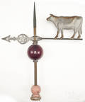 Zinc cow weathervane