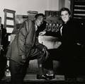 Ernest C Withers American 19222007 Elvis Presley Backstage with Brook Benton WDIA Goodwill Review Memphis