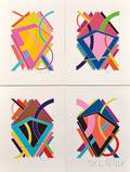 William Thomas Williams American b 1942 HKL Portfolio A Suite of Four Works