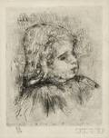 PierreAuguste Renoir French 18411919 Claude Renoir de troisquarts  droite