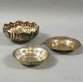 Three Sterling Silver and Silverplated Bowls