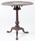 Pennsylvania Queen Anne walnut candlestand ca 1770