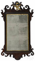 Chippendale mahogany looking glass
