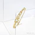 14kt Gold Opal and Diamond Bangle