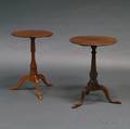 Two Queen Anne Candlestands