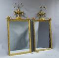 Pair of Federalstyle Gilt and Carved Mirrors