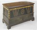 Berks County Pennsylvania painted dower chest 18th c