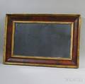 Mahogany Veneer and Gilt Ogee Mirror