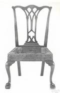 Philadelphia Chippendale mahogany side chair ca 1780