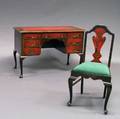 Queen Annestyle Japanned Desk and Chair