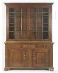 Pennsylvania Chippendale walnut wall cupboard ca 1780
