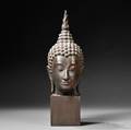 Bronze Sukhothaistyle Buddha Head