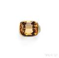 18kt Gold Citrine and Diamond Ring SeidenGang