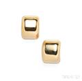 18kt Rose Gold Earclips Vhernier