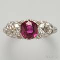 Edwardian Ruby and Diamond Ring