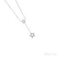 Platinum and Diamond Star Pendant Tiffany amp Co