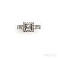18kt White Gold and Diamond Happy Diamonds Icons Ring Chopard