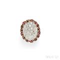 18kt Gold Pink Tourmaline and Diamond Ring La Triomphe