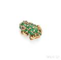 18kt Gold and Enamel Frog Brooch David Webb