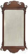 Chippendale mahogany looking glass