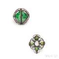 Two Arts amp Crafts Silver Jewelry Items Frank Gardner Hale