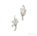 Two Edwardian Diamond Brooches One Tiffany amp Co