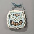 Seneca Beaded and Moose Hairembroidered Cloth Pouch