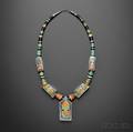Contemporary Santo Domingo Necklace by Frank Atencio