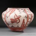 Large Zia Polychrome Pottery Jar