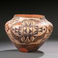 Acoma Polychrome Pottery Jar