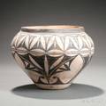 Southwest Blackandwhite Pottery Jar