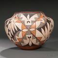 Acoma Polychrome Pottery Jar