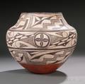 Acoma Threecolor Pottery Olla